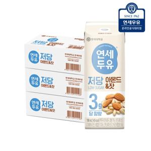 연세두유 저당 아몬드 잣 190ml 72팩