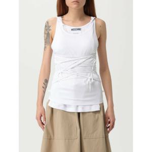 [MOSCHINO] 여성 티셔츠 12060445 0001 화이트 /6