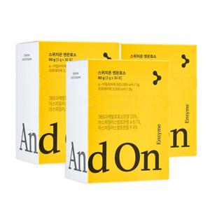 스위치온 엔온효소 3g x 90포 탄수화물 단백질 글루텐 분해 곡물 소화 효소