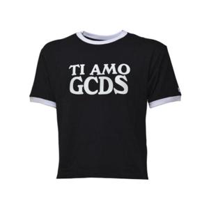 GCDS Ti Amo 박스형 티셔츠 A2OU2308JG4 99 TP935000970