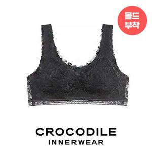 [크로커다일 이너웨어]레이스 퓨징 몰드부착 감탄브라 1종 CDWBR2M04A