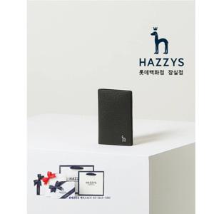[헤지스ACC][선물포장]HJHO3F615.BK_남성 블랙 퍼피장식 소가죽 오거나이저 카드지갑