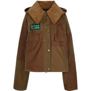 바버X가니 탄 블록 스페이 왁스 자켓 LWX1386 SN91