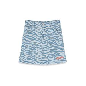 겐조 주니어 여아 블루 패턴 스커트 K13083K_78G