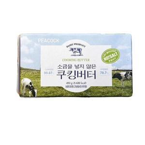 [피코크] 소금을 넣지 않은 쿠킹버터 450g a40460