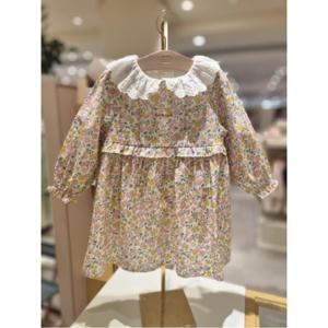 (밍크뮤10) 25FW가을신상  (YE)내츄럴 플라워 원피스HK (35A1540005)