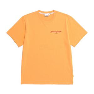 내셔널지오그래픽 N232UTS990 옐로우스톤 슬로건 티셔츠 ORANGE