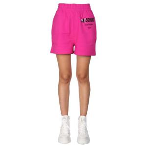 MOSCHINO 비닐 로고가 있는 반바지 033455284244