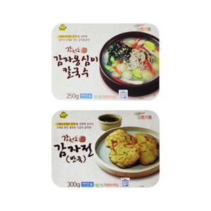 나찬푸드 감자옹심이 칼국수 4팩+감자전2팩
