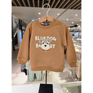 [블루독베이비] 25 FW(BR)시그니처 스웨트셔츠(45A1933004)백일 돌 조카 유아 아가옷 선물 티셔츠 등원 (45
