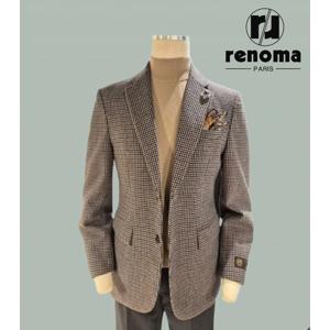 [레노마캐주얼]FW 가을겨울 블루베이지 체크가 멋스러운 스트레치 자켓 RRDIBJ910A