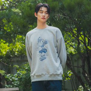 앨빈클로 라크로스 불독 오버핏 맨투맨 MAR671 (2 COLOR)