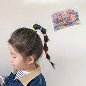 아트박스/다데 컬러 캔디 통통 머리끈 50P 파우치 세트 DD-11405