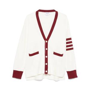 톰브라운 가디건 MKC592A Y3043 100 WHITE RED