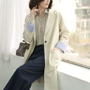 [웬디즈갤러리]시크 카라 롱 자켓 RJK002