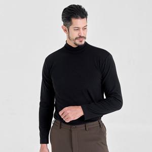 [마운틴벨리][이너BEST] 남성용 약기모 스판 하프넥 목폴라 티셔