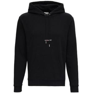 Saint Laurent 로고 프린트 드로스트링 후드티 464581YB2PG 1000 TP934996845