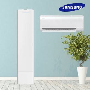 에어컨신 삼성 AI 무풍 갤러리 투인원 에어컨 19+6평 가정용 AF80F19D25WRS 실외기 리모컨포함