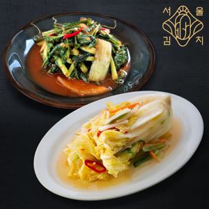 서울김치 프리미엄 이선희명인 백김치3kg+열무2kg