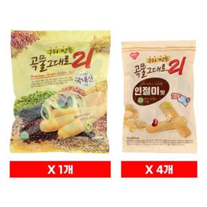 곡물그대로21 오리지널 500g*1봉 + 인절미 150g*4봉