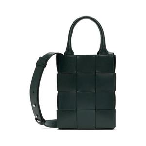 Bottega Veneta 토트백 그린 미니 카세트 토트백 232798M172006