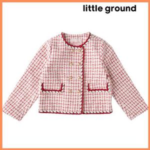 [리틀그라운드8] 루즈페(75A19-120-01)시그니쳐트위드자켓 아동여아 아우터 선물 데일리 코디 모던 파티
