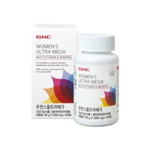 [GNC] 우먼스울트라메가 멀티비타민 앤 미네랄 (90정) 45일분 x 3개