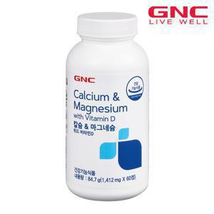[GNC] 칼슘 앤 마그네슘 (60정) 30일분 x 3개 (총 3개월분)