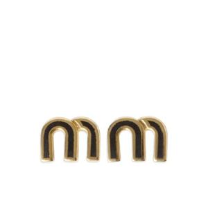 25 FW 미우미우 에나멜 이어링 5JO9112F6T TP432110467