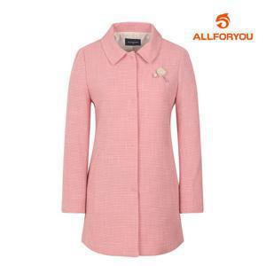 [올포유] 여성 울혼방 브로치 장식 자켓 ALKKM1231-304