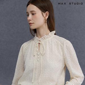 막스스튜디오 25FW 프린지 시퀸 블라우스 1종