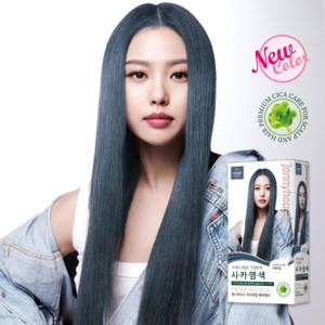 제니하우스 프리미엄 헤어컬러 애쉬블루 7ABL 120g