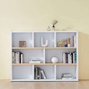 오스트 3단 1600 와이드 가로형 낮은 책장 선반 책꽂이 거실 장식장