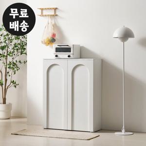 허밍 3단 선반 수납장 거실 주방 아치 도어형/800