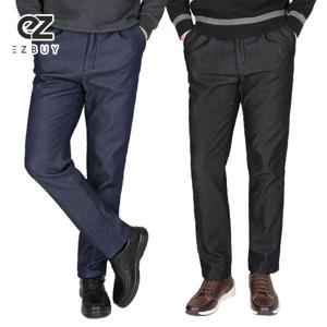 이지바이 체인지 남성 기모 원턱 청바지(SI23LP102M)
