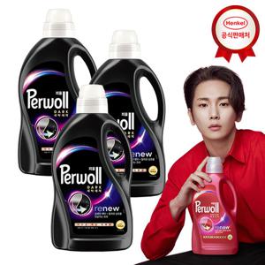 퍼울 다크 리뉴 세탁세제 1.9L x3개(일반/드럼 겸용)
