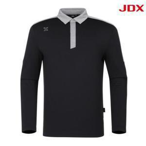 JDX 세이브존07 남성 배색 긴팔 티셔츠 X1TLV3402BK