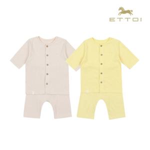 [에뜨와]마일리7부내의 07Q317606 [출산,백일,신생아,돌선물,실내복,7부]