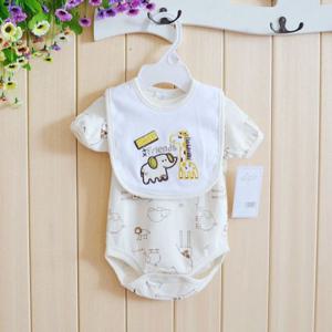 일러스트 바디수트와 턱받이세트 202652 우주복 롬퍼 백일옷 바디수트 아기옷 유아옷 신생아옷 돌복 유아실내복 아기실내복