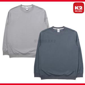 K2 남성 가을 라운드 긴팔 티셔츠/간절기/우븐/맨투맨/KMU23254YD