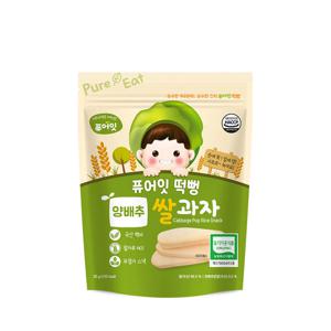 퓨어잇 떡뻥 유기농 양배추 쌀과자 아이간식