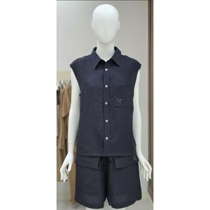 [시에로]PTF11M SET 원포켓 매니쉬 린넨 민소매 셔츠 SJ3SHF11M