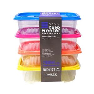 킵프리저 씨밀렉스 냉동실 전용용기 780ml 4P