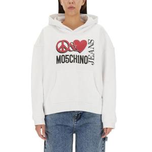 MOSCHINO JEANS PEACE amp LOVE 후드티 171082562001