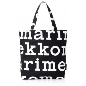 [마리메코] 토트 백 047312 NOTKO LOGO 코튼 BLACK  OFF WHITE [품]