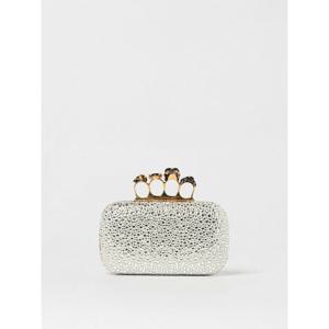 [ALEXANDER MCQUEEN] 여성 클러치 숄더 백 Mcqueen 6762561BLDT 1900 실버 /6