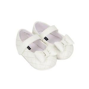 [블루독베이비8] 25FW (IV)퀼팅 리본 보행기 슈즈 (45A1482902) (BLUEDOG BABY 유아 출산 백일 선물 도트
