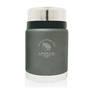 아폴로 트렌디한 보온 죽통 도시락 보온 국통 밥통 카키 650ml