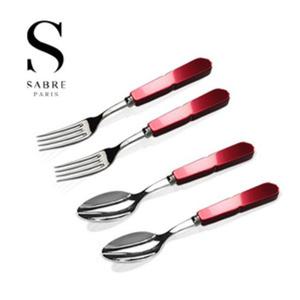 사브르 트렌디한 프랑스 명품 구스타브 레드 디저트 4P세트