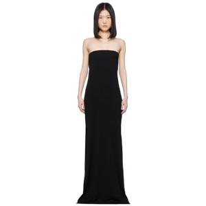 25 FW 앤드뮐미스터 여성 블랙 저지 맥시 드레스 241378F055009